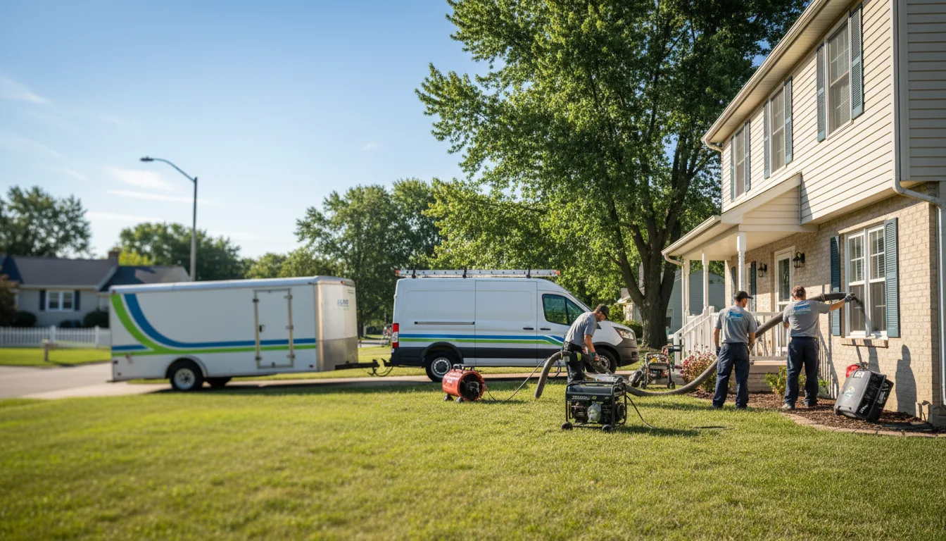 Flooded Basement Restoration And Cleanup With Repair in Minonk, IL near me